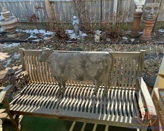 Outdoor Patio Furniture and Metal Yard Art