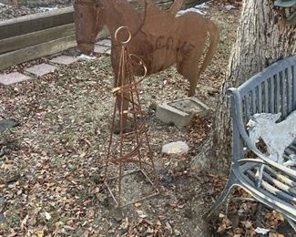 Outdoor Metal Yard Art