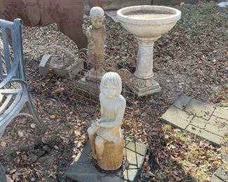 Outdoor Concrete Yard Art