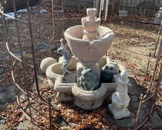 Outdoor Concrete Water Fountain