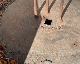 Metal Yard Art Signed Pieces by DIANE MATTERN