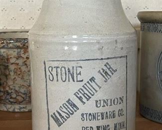 Union RED WING Mason Fruit Jar