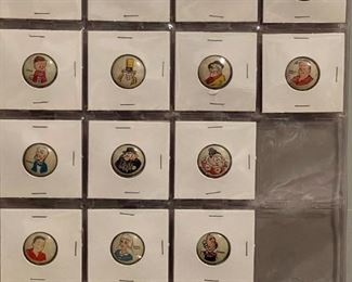 1940's Kellogg's PEP Pinback Advertising Buttons