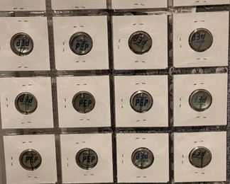 1940's Kellogg's PEP Pinback Advertising Buttons