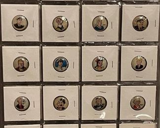 1940's Kellogg's PEP Pinback Advertising Buttons