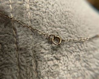 Stunning 14k White Gold and Diamond Necklace. Diamonds are Absolutely Amazing.