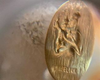 14k Yellow Gold Jesus Medallion 