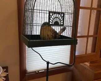 Floor Standing Metal Bird Cage