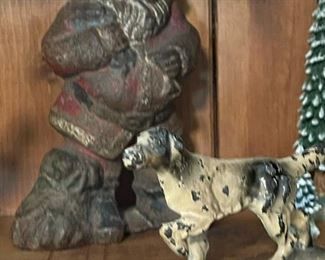 Cast Iron Santa Door Stop