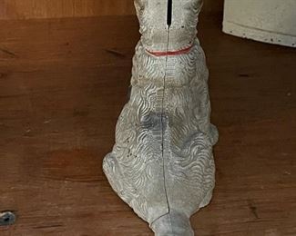 1930's HUBLEY Terrier Cast Iron Bank