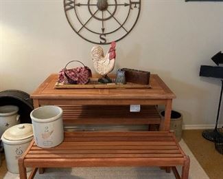 World Market Outdoor Wooden Patio Set