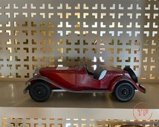 Vintage HUBLEY Kiddie Toy Sport Car Coupe #485