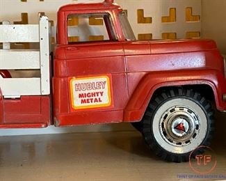 HUBLEY Mighty Metal Stake Truck with Trailer