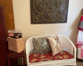 Wicker Loveseat
