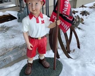 Outdoor HUSKER Boy Statue