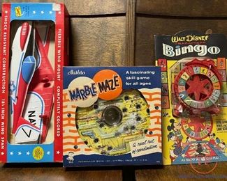 Vintage Toys / Game in Original Boxes