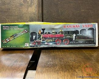 1950's ATC Tin Railway Yard Train Set