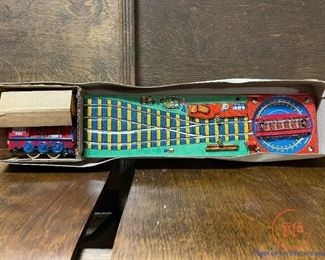 1950's ATC Tin Railway Yard Train Set