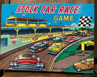 Vintage Stock Car Race Game by Built Rite