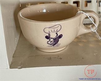Vintage Purple Cow Diner Mug