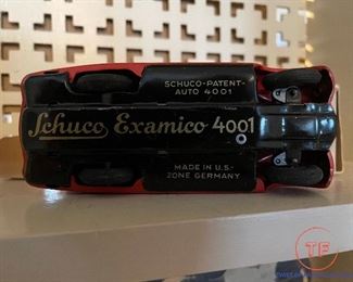 SCHUCO Examico 4001 US Zone Germany Tin Wind up Car WITH Original KEY and BOX