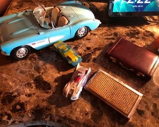 There is such a diversity of cool vintage stuff at this sale! Barbie's sugar daddy's convertible