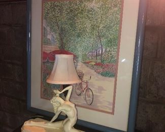 Oh come on, how's a girl gonna compete?