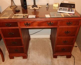 Antique Walnut Writing Desk 