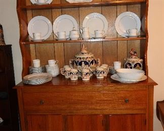 Farmhouse Style Sideboard - 2 Pieces Top Comes Off! - German Tureen 