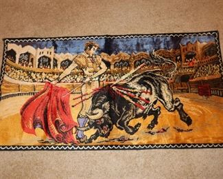 Fighting Bull Tapestry