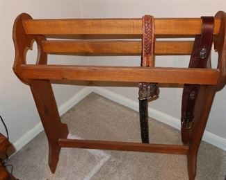 Primitive Quilt Rack