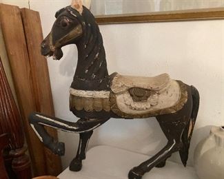 articulated wooden horse