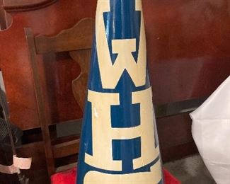 Weatherford High School cheer megaphone