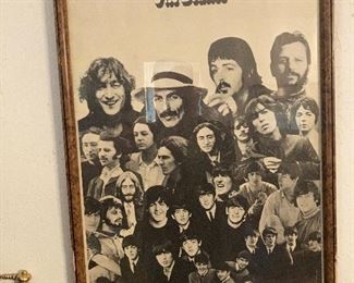 Vintage Beatles poster