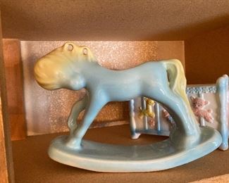 Ceramic rocking horse