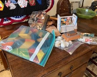 Vintage games and toys