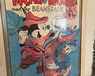 vintage Mickey Mouse print