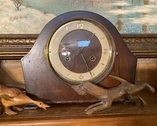 vintage mantle clock