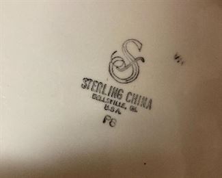 Sterling China dishware