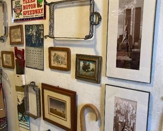 old photos and decor