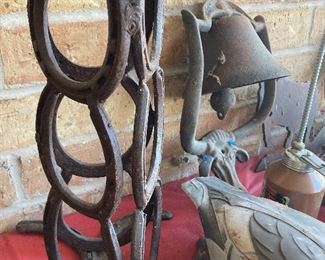 rustic metal folk art