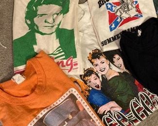 Vintage concert tshirts