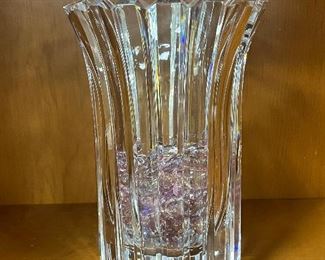 Orrefors crystal vase, Stenhammar pattern