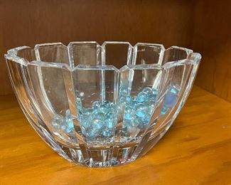 Orrefors crystal bowl, Stenhammar pattern
