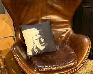 MCM leather chair