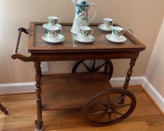 Antique tea cart