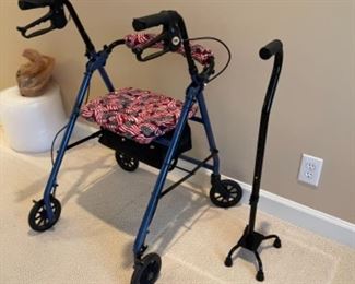 walker, cane