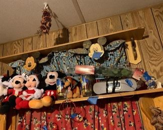 Mickey’s and custom shelves
