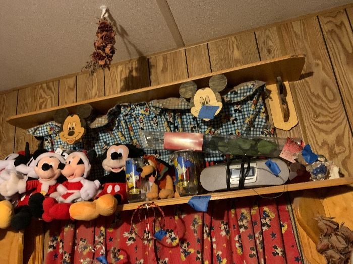 Mickey’s and custom shelves