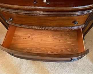 Cedar drawer in cabinet 